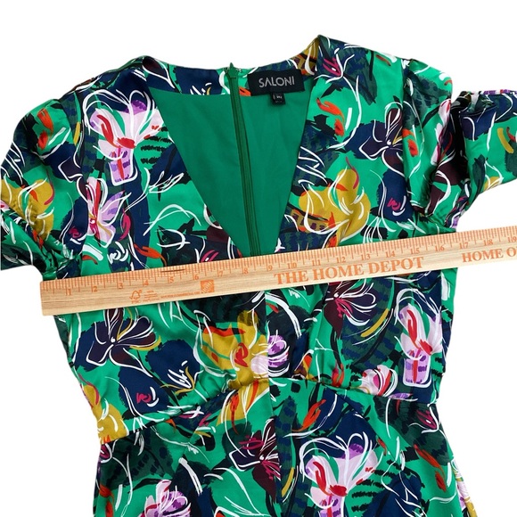 Saloni Eden Dress 100% Silk Women’s Dress Size US 2 - Picture 5 of 10